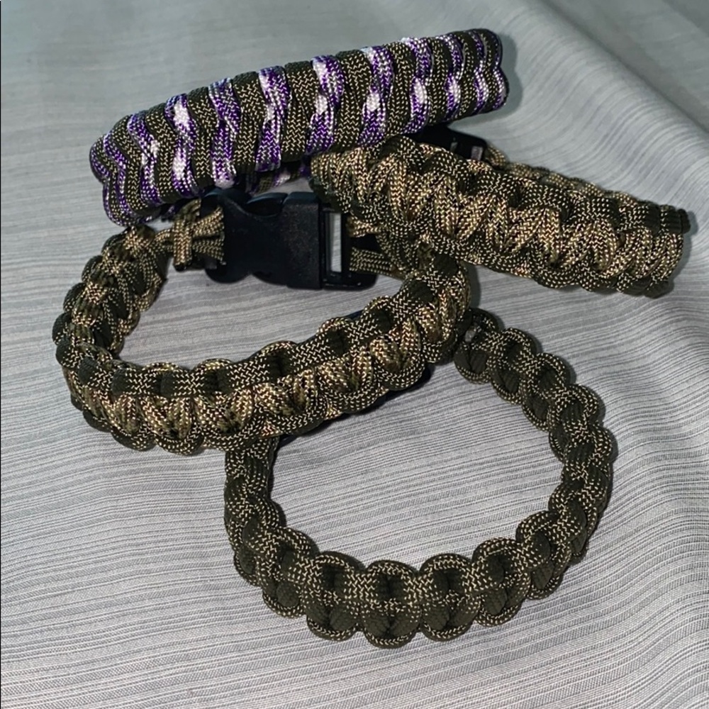 Paracord bracelets